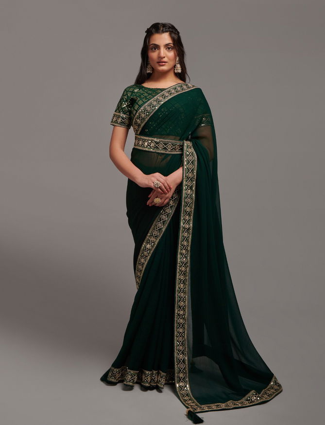 Kriyansha Designer Party Wear Sarees Catalog